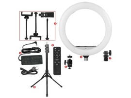 Takara Ringo 218 Ring Light Bi-Color Video Lampu LED 18 Inch